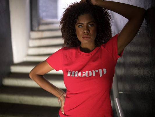 Ladies Illcorp Logo T-shirt - White Letters