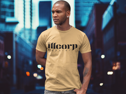 Men's Illcorp Logo T-shirt - Black Letters