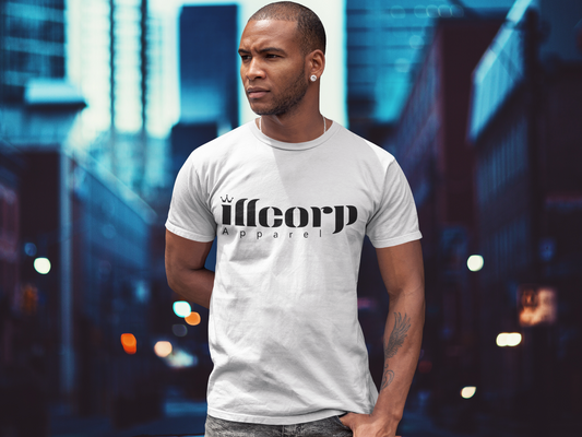 Men's Illcorp Logo T-shirt - Black Letters